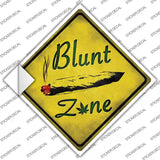 Blunt Zone Novelty Diamond Sticker Decal
