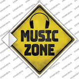 Music Zone Novelty Diamond Sticker Decal