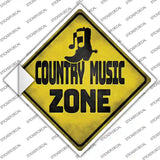 Country Music Zone Novelty Diamond Sticker Decal