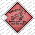 Cupids Delivery Co Novelty Diamond Sticker Decal
