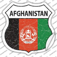 Afghanistan Flag Novelty Highway Shield Sticker Decal