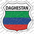 Dagestan Flag Novelty Highway Shield Sticker Decal