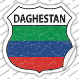 Dagestan Flag Novelty Highway Shield Sticker Decal