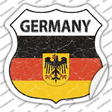 Germany Flag Novelty Highway Shield Sticker Decal