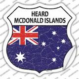 Heard McDonald Islands Flag Novelty Highway Shield Sticker Decal