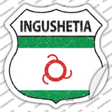Ingushetia Flag Novelty Highway Shield Sticker Decal