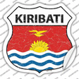 Kiribati Flag Novelty Highway Shield Sticker Decal