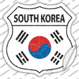 South Korea Flag Novelty Highway Shield Sticker Decal