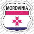 Mordvinia Flag Novelty Highway Shield Sticker Decal