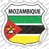 Mozambique Flag Novelty Highway Shield Sticker Decal