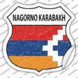 Nagorno Karabakh Flag Novelty Highway Shield Sticker Decal