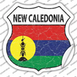 New Caledonia Flag Novelty Highway Shield Sticker Decal