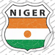 Niger Flag Novelty Highway Shield Sticker Decal