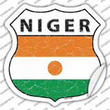 Niger Flag Novelty Highway Shield Sticker Decal