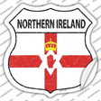 Northern Ireland Flag Novelty Highway Shield Sticker Decal