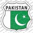 Pakistan Flag Novelty Highway Shield Sticker Decal