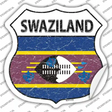 Swaziland Flag Novelty Highway Shield Sticker Decal