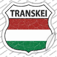 Transkei Flag Novelty Highway Shield Sticker Decal