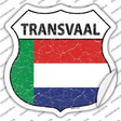 Transvaal Flag Novelty Highway Shield Sticker Decal