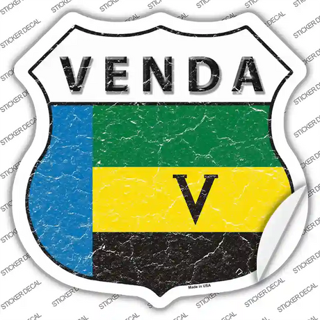 Venda Flag Novelty Highway Shield Sticker Decal