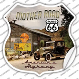 Route 66 Mother Road Novelty Highway Shield Sticker Decal