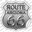 Route 66 Diamond Arizona Novelty Highway Shield Sticker Decal