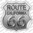 Route 66 Diamond California Novelty Highway Shield Sticker Decal