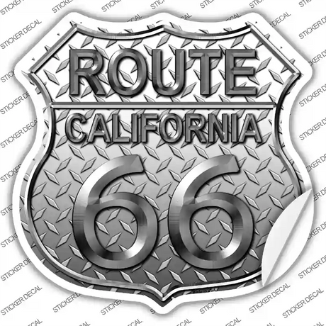 Route 66 Diamond California Novelty Highway Shield Sticker Decal