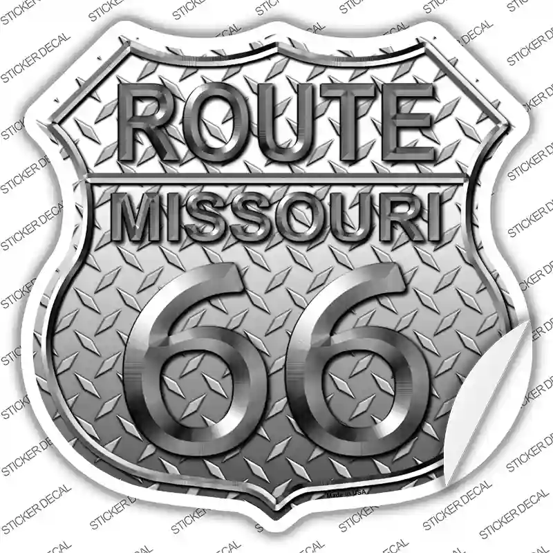 Route 66 Diamond Missouri Novelty Highway Shield Sticker Decal