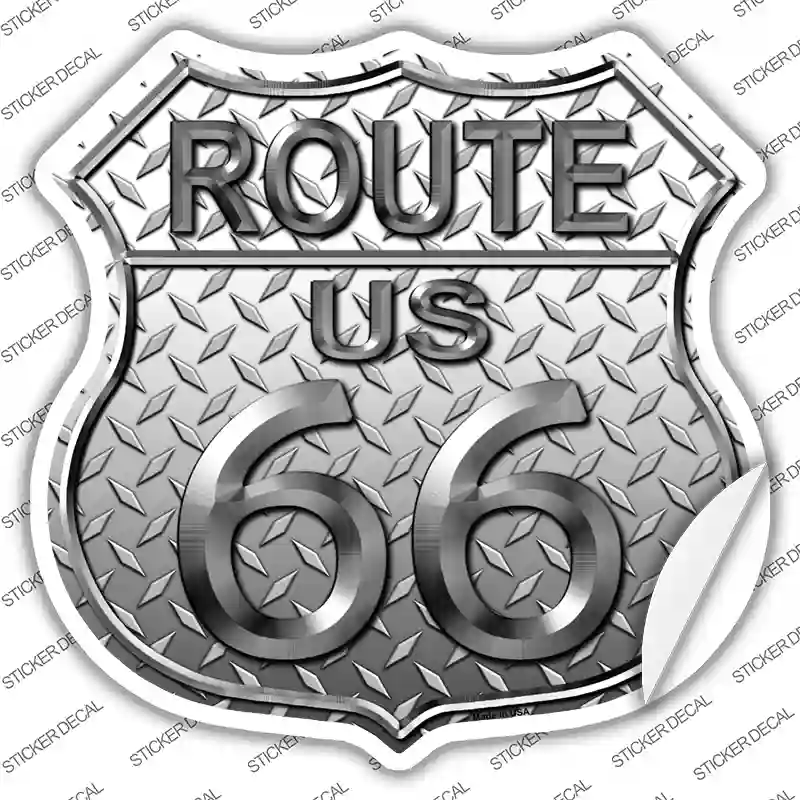 Route 66 Diamond Novelty Highway Shield Sticker Decal