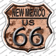 New Mexico Route 66 Rusty Novelty Highway Shield Sticker Decal