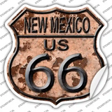 New Mexico Route 66 Rusty Novelty Highway Shield Sticker Decal