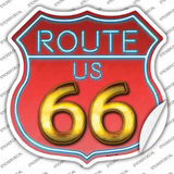 Route 66 Neon Novelty Highway Shield Sticker Decal