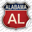 Alabama Novelty Highway Shield Sticker Decal