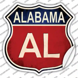 Alabama Novelty Highway Shield Sticker Decal