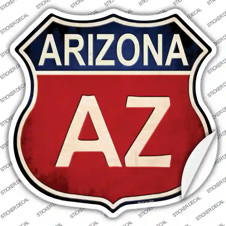 Arizona Novelty Highway Shield Sticker Decal