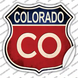 Colorado Novelty Highway Shield Sticker Decal