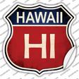 Hawaii Novelty Highway Shield Sticker Decal