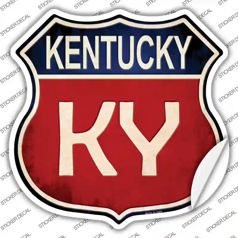 Kentucky Novelty Highway Shield Sticker Decal