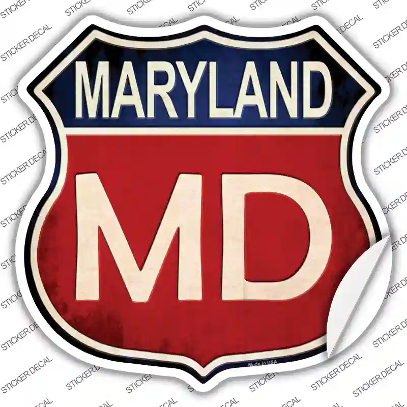 Maryland Novelty Highway Shield Sticker Decal
