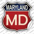 Maryland Novelty Highway Shield Sticker Decal