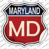 Maryland Novelty Highway Shield Sticker Decal