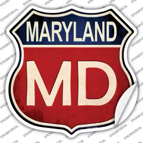 Maryland Novelty Highway Shield Sticker Decal