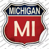 Michigan Novelty Highway Shield Sticker Decal