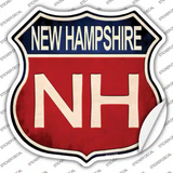 New Hampshire Novelty Highway Shield Sticker Decal