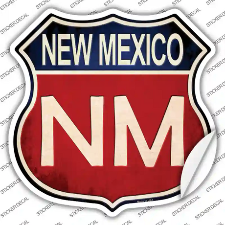 New Mexico Novelty Highway Shield Sticker Decal