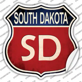 South Dakota Novelty Highway Shield Sticker Decal