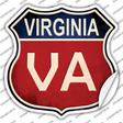 Virginia Novelty Highway Shield Sticker Decal