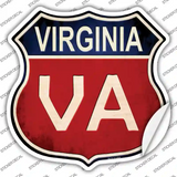 Virginia Novelty Highway Shield Sticker Decal