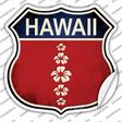 Hawaii Hibiscus Novelty Highway Shield Sticker Decal